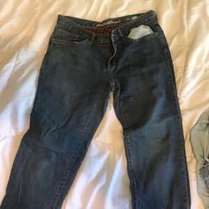 Eddie Bauer flannel lined pants